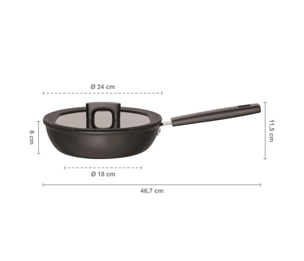 Fiskars Patelnia szefa kuchni 24 cm - 1379437 - zdjęcie 2
